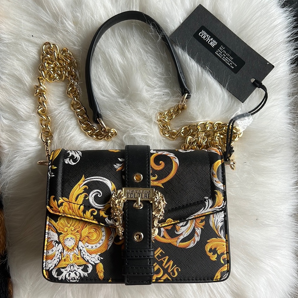REAL Versace Jeans NWT crossbody bag in signature baroque print
